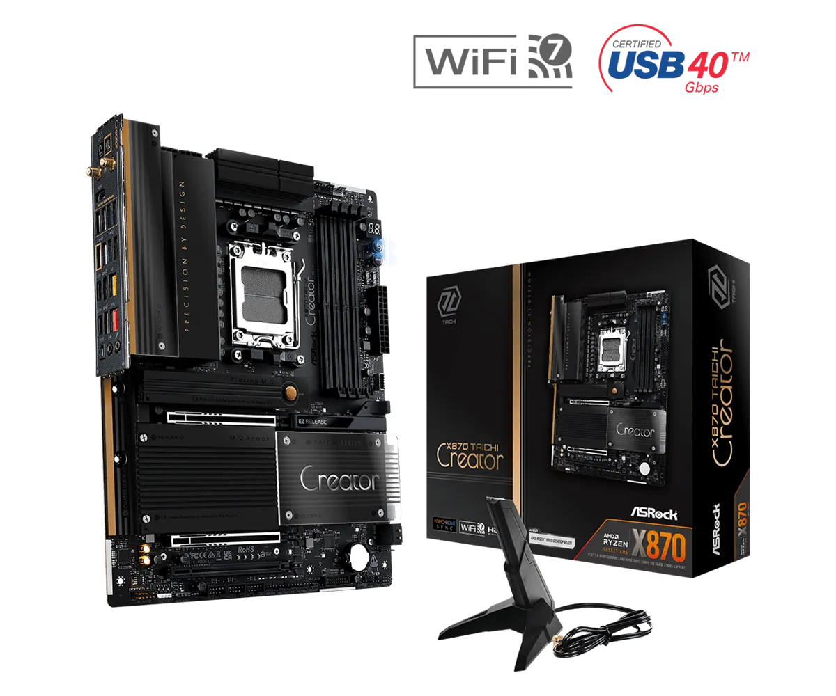 ASRock X870 Taichi Creator AM5 DDR5 E-ATX alaplap